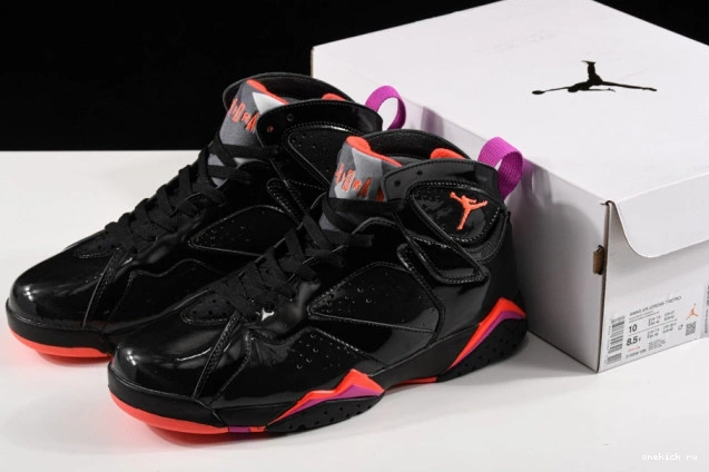 Chep Onekick Retro 313358-006 Black Patent Jordan 7 Air 0716